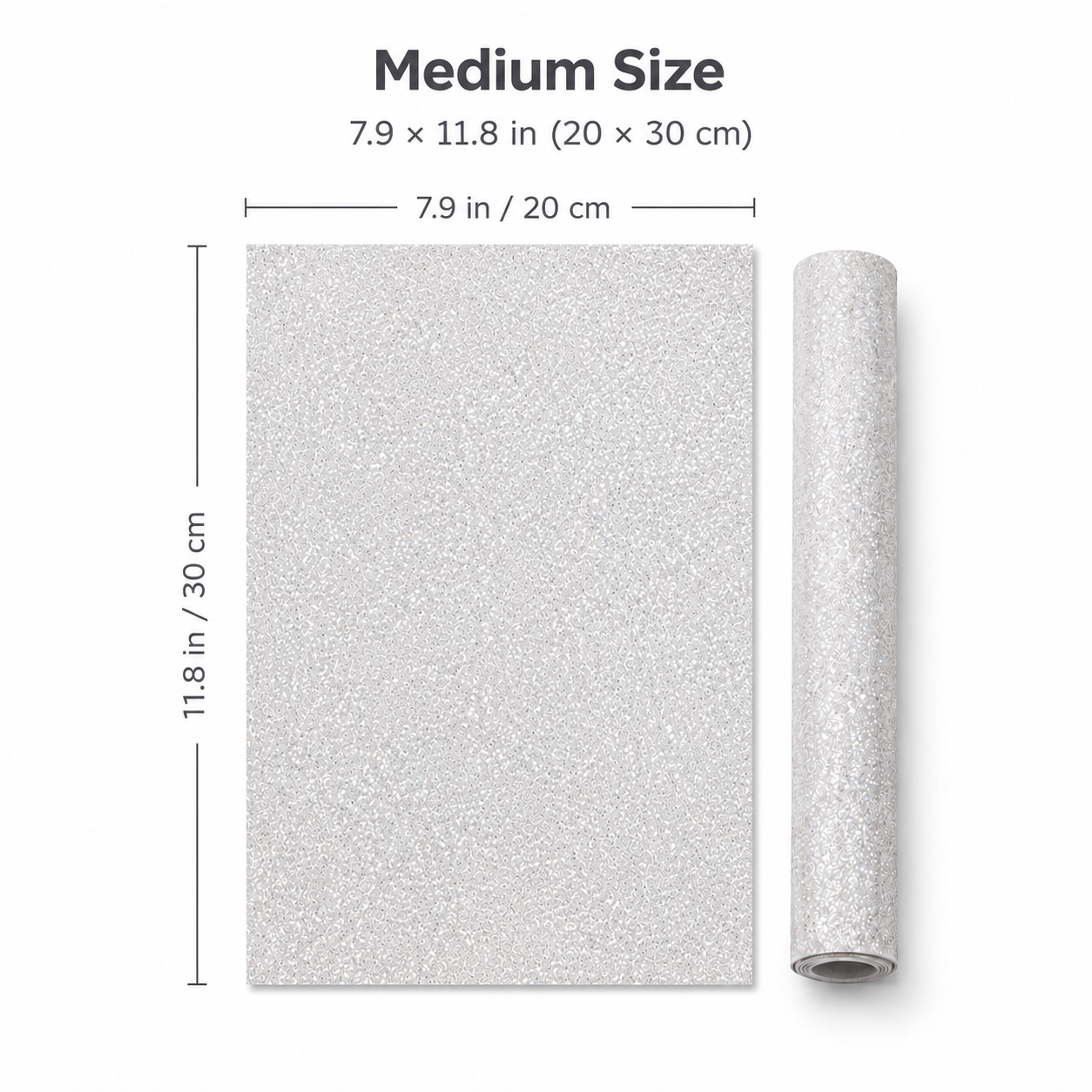 Medium Reusable Glitter Ironing Sheet for Fuse Beads