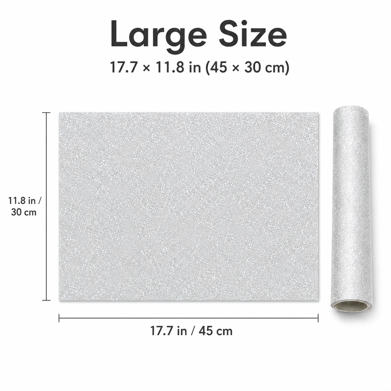 Large Reusable Glitter Ironing Sheet for Fuse Beads