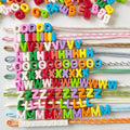 alphabet beads