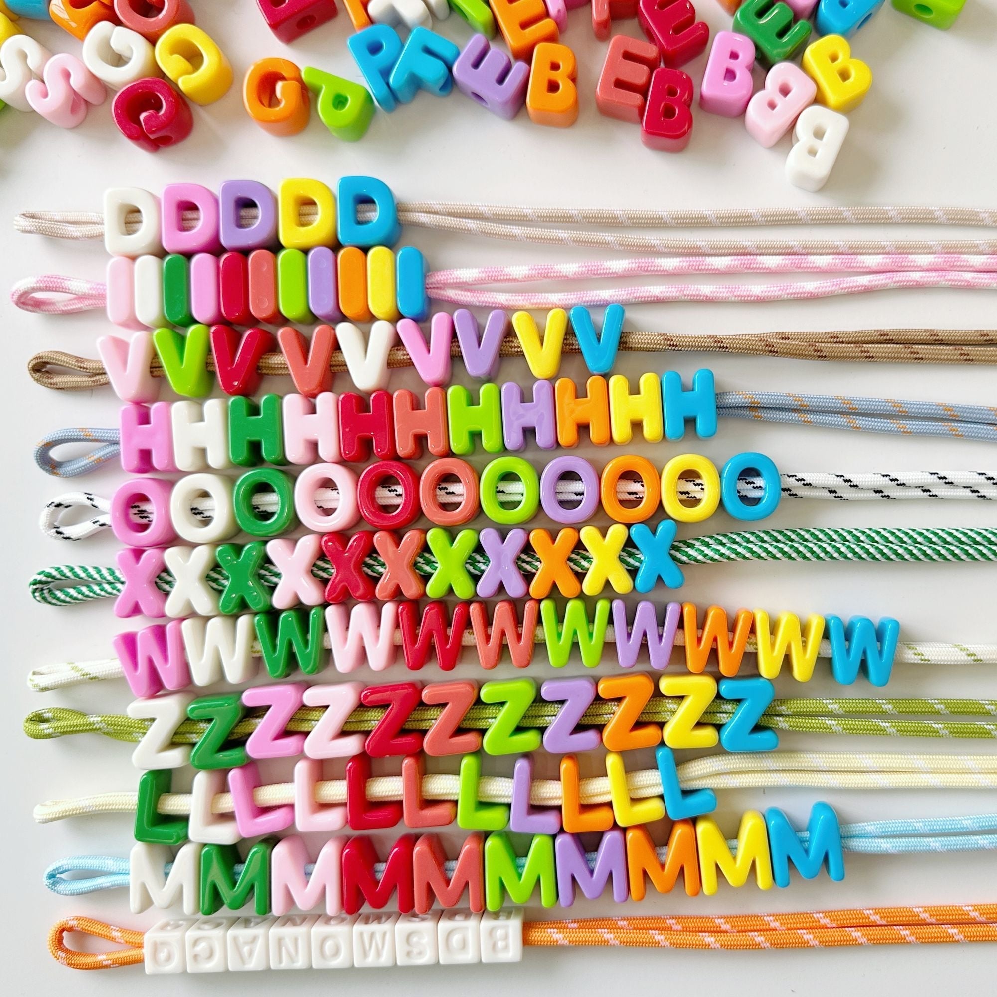 alphabet beads