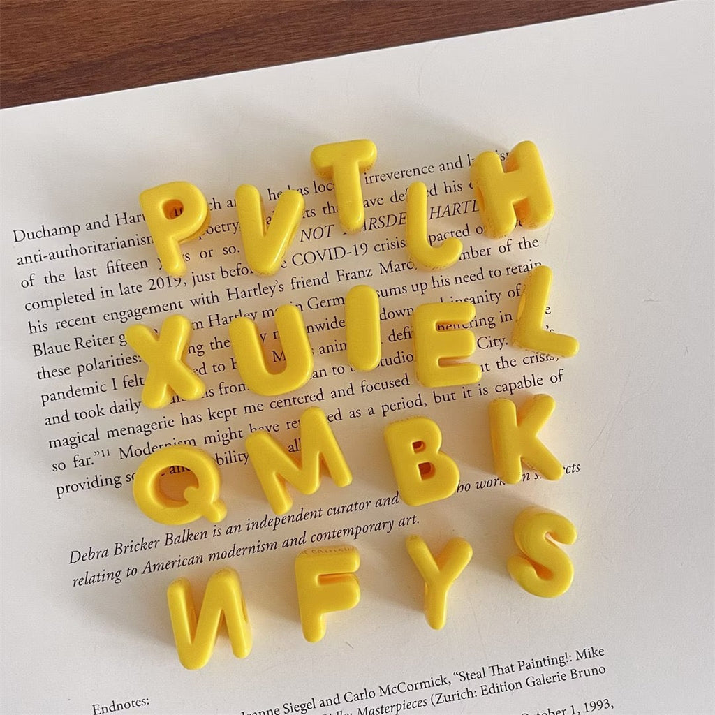 alphabet beads
