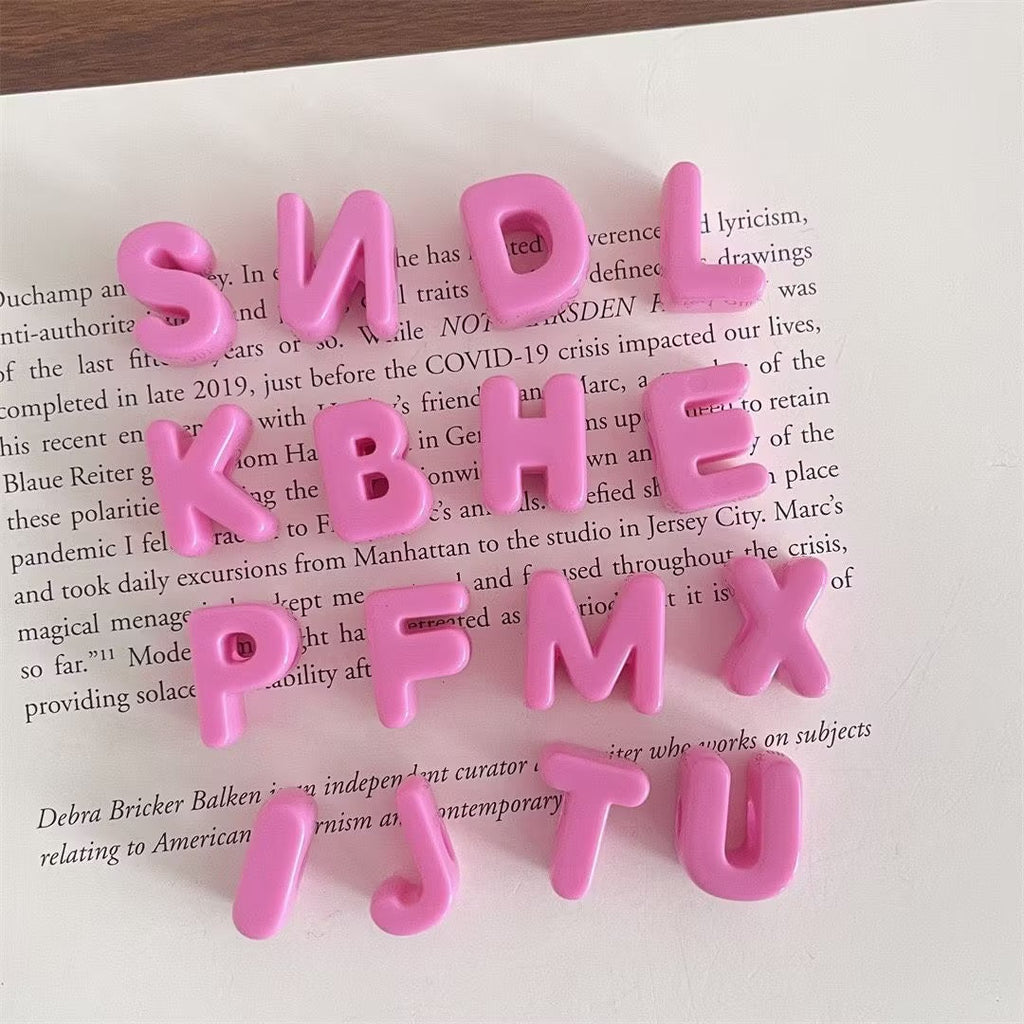 alphabet beads