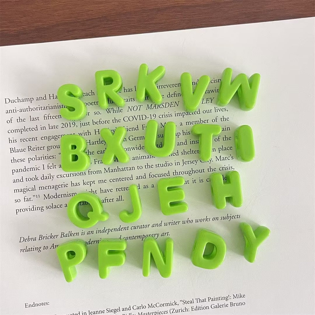 alphabet beads