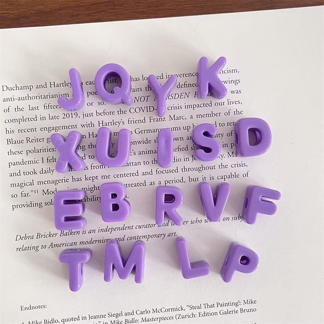 alphabet beads