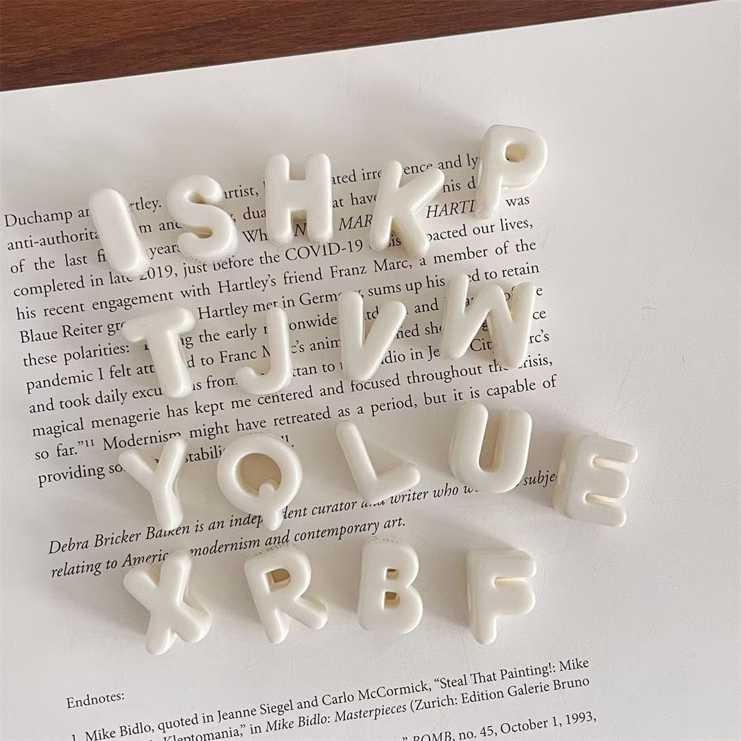 alphabet beads