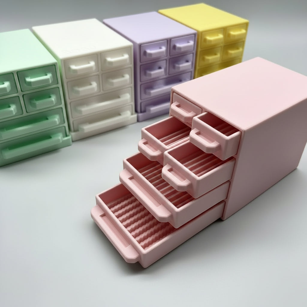 drawer-style bead scoop