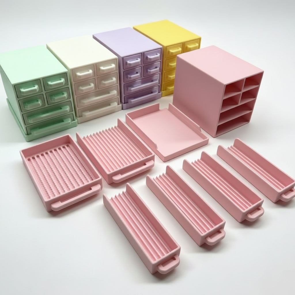 drawer-style bead scoop