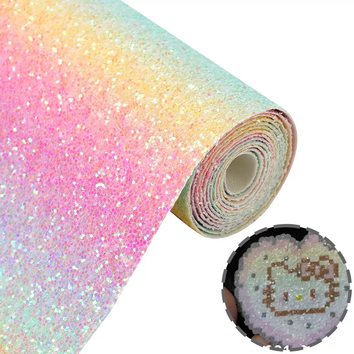 Glitter fuse bead ironing paper