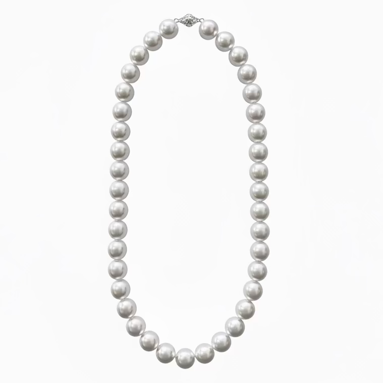 Glass bead necklace